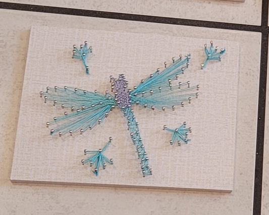 Dragonfly String Art