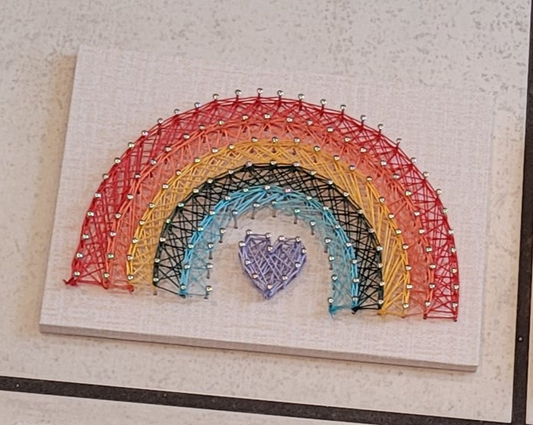 Rainbow String Art